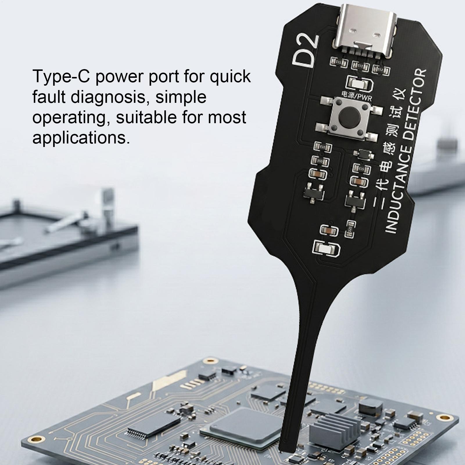 Electronics Repair Shops - Printplaatinductietester Hoge precisie moederbordinductiedetector Elektronische componententester