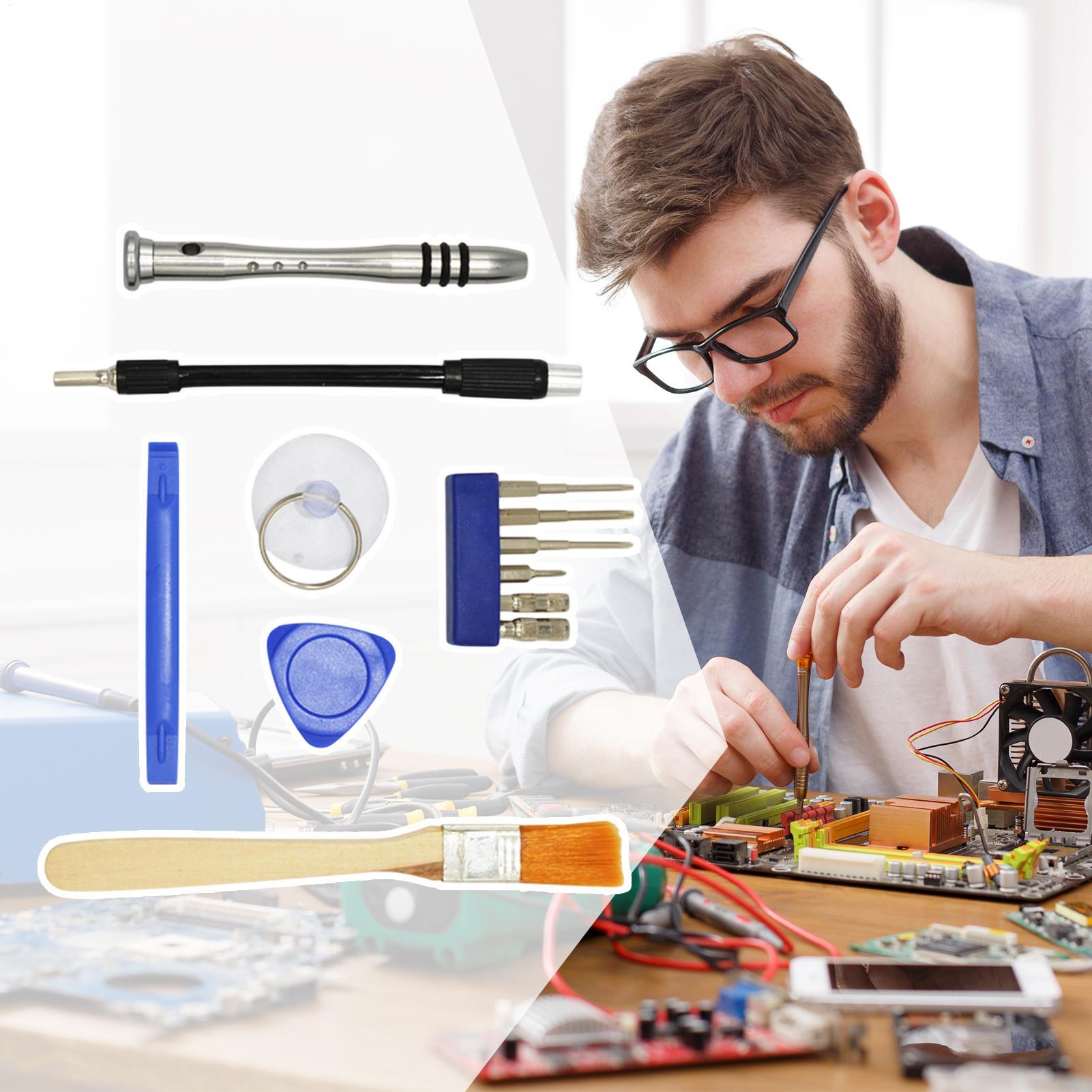 Electronics Repair Shops - Gameconsole-demontageschroevendraaier 12 stuks Draagbare ergonomische handgreep