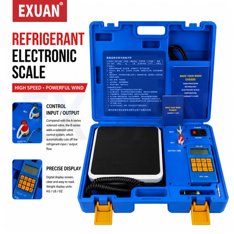 Electronics Repair Bench - 50A Koelmiddelweegschaal Elektronische HVAC-weegschaal voor het