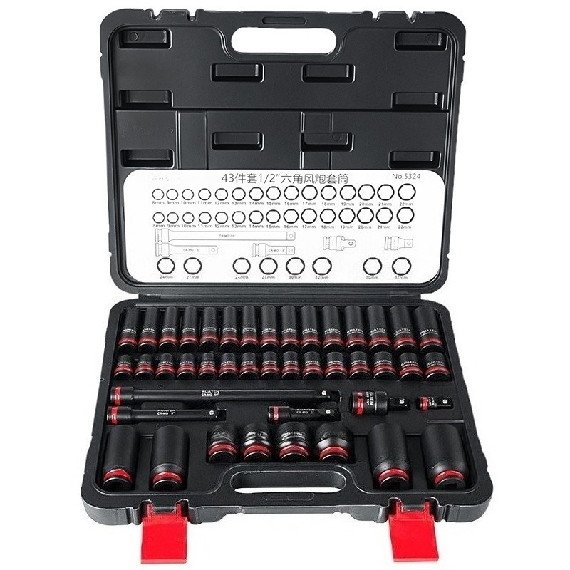 Electronics Repair Kit - 43-delige 1/2 inch aangedreven verlengde zeskant
