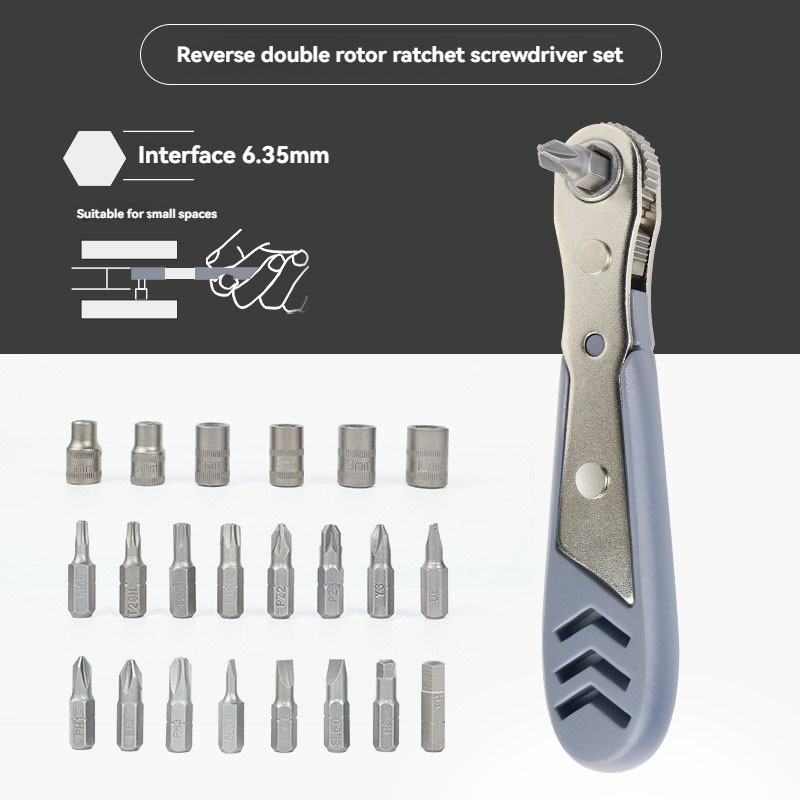 Electronics Repair Shops - 24-in-1 ratelschroevendraaierset, arbeidsbesparend ontwerp voor reparatiewerkplaatsen,