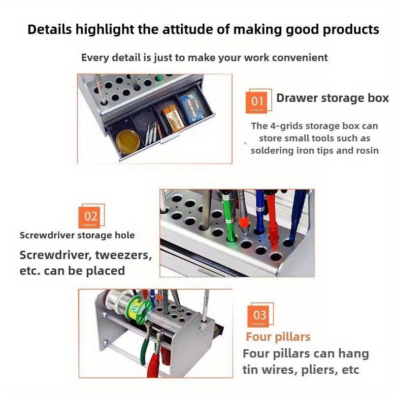 Bureau-reparatiegereedschapsor - Electronics Repair Bench recensie en prijs