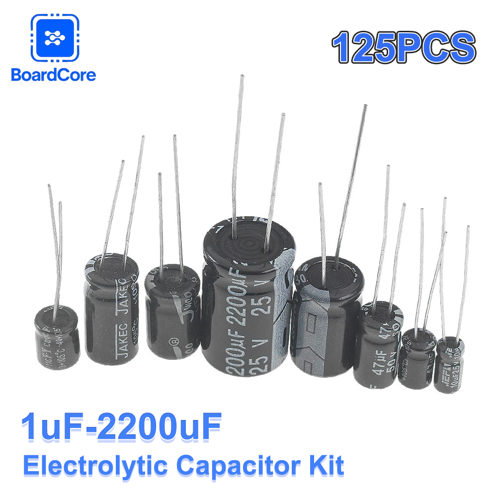 25 Waarden 125PCS Elektrolytis - Electronics Repair Hobby recensie en prijs