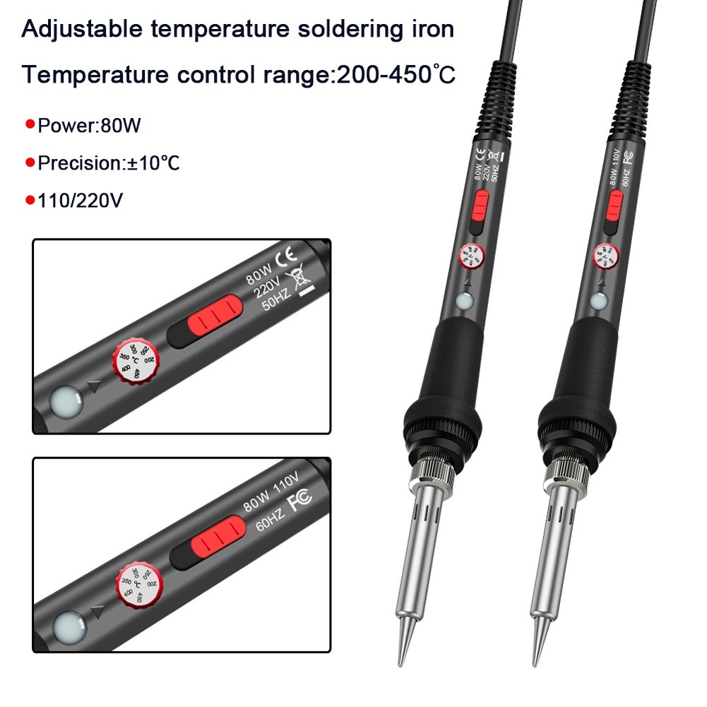 80W soldeerboutset met verwiss - Electronics Repair Shops recensie en prijs