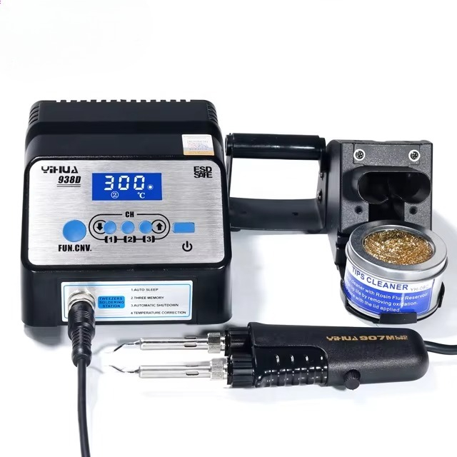 938D Draagbare Soldeerstation  - Smd Tweezer Set recensie en prijs