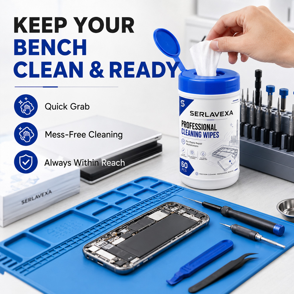 60 stuks elektronische reinigi - Electronics Repair Bench recensie en prijs